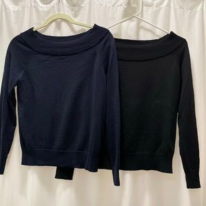 Uniqlo Extra fine merino wool boatneck sweaters